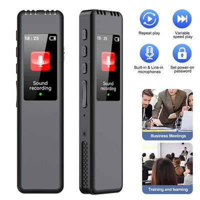 Digital Voice Recorder Up To Support 128G SD Card Portable M