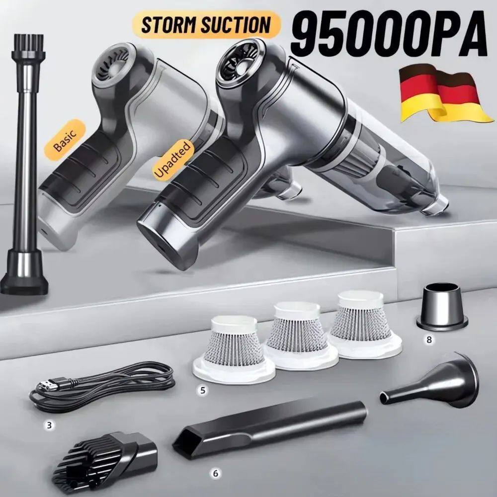 Wireless Car Vacuum Cleaner Strong Cordless Cleaner Suction