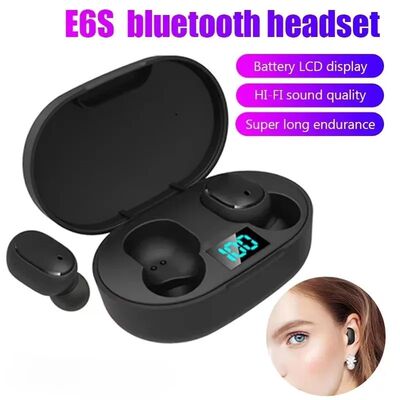 E6S TWS Bluetooth Earphones Wireless Bluetooth Headset Noise