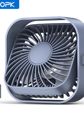TOPK Mini Portable Fan USB Desk Fan Table Strong Airflow &Qu