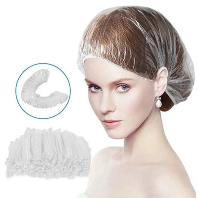 Plastic Disposable Shower Cap, Baking Oil Cap, Hair Dye Cap,
