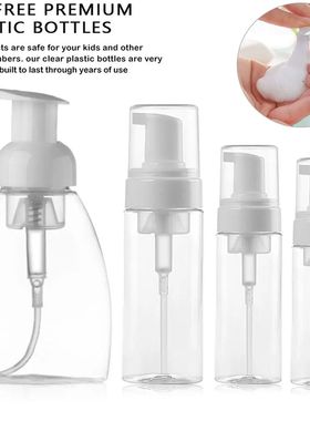 Clear Blue Shampoo Lotion Shower Gel Foam Pump Bottles Foami