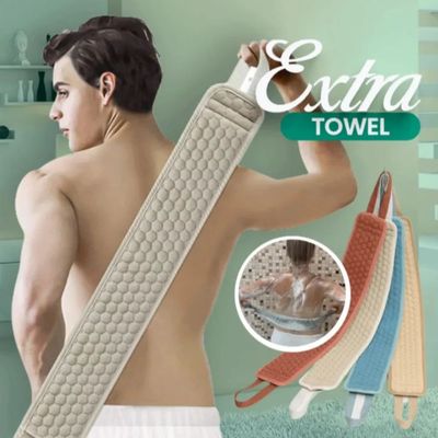 Shower Exfoliating Back Scrubber Bath Belt Towel Ball Glove
