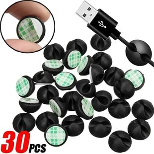 Self Line Cable Car Clip Wir USB Data Dashboard Adhesive Hub