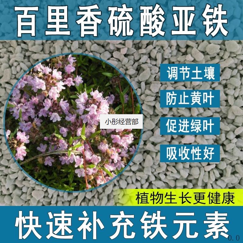 百里香硫酸亚铁花肥料养花绿植通用调节生长喜酸植物专用酸性铁肥