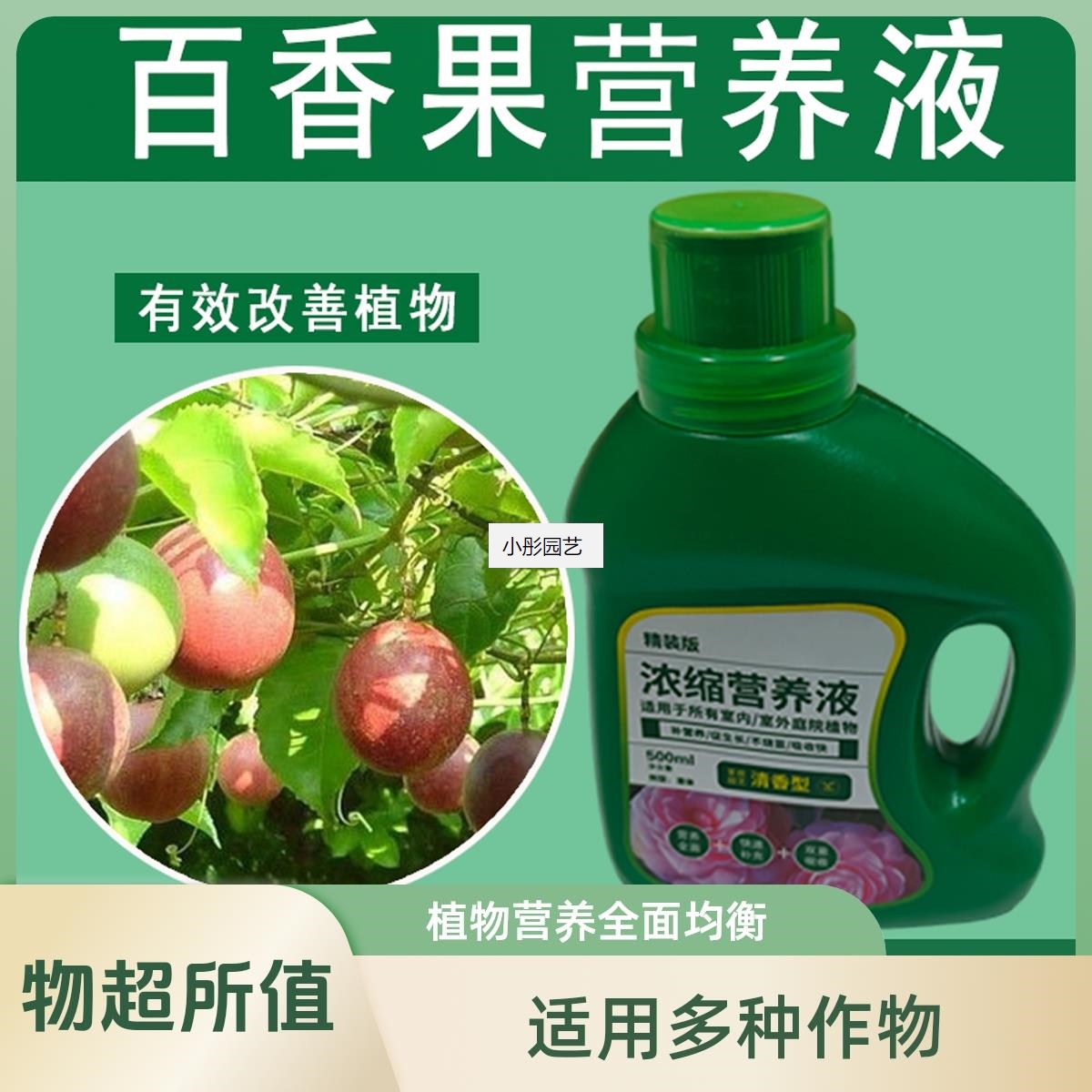 百香果营养液盆栽肥料黄金百香果树苗专用肥家庭提苗催果叶面肥