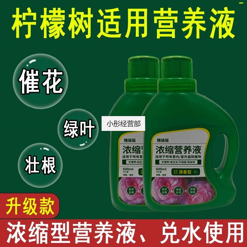 柠檬树营养液通用型柠檬树专用营养液花肥绿植水培植物肥料液体肥