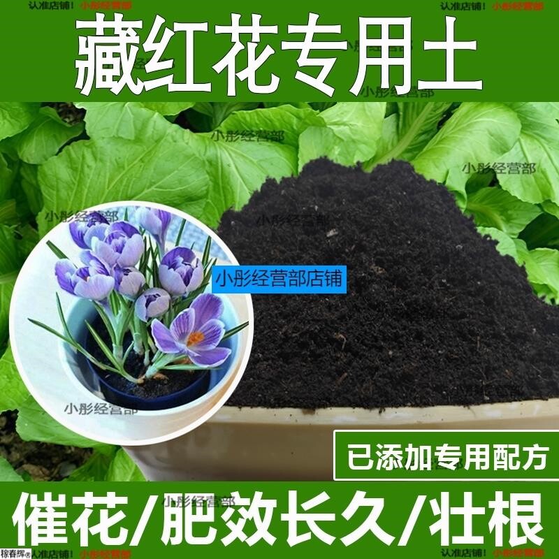 藏红花专用土藏红花专用营养土酸性土种植土通用土有机土肥料土壤