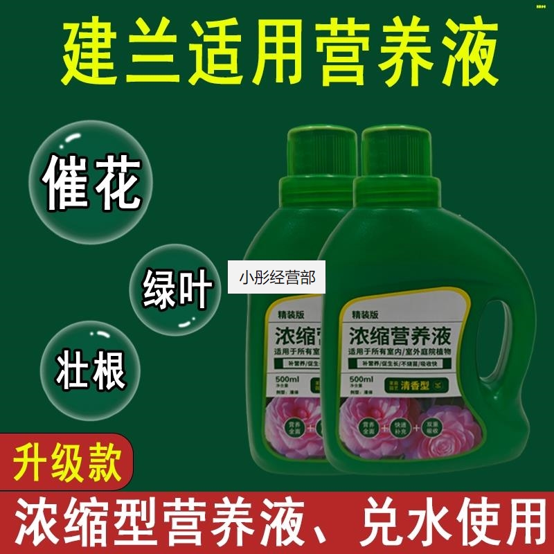 建兰营养液通用型建兰专用营养液花肥绿植水培植物肥料液体肥