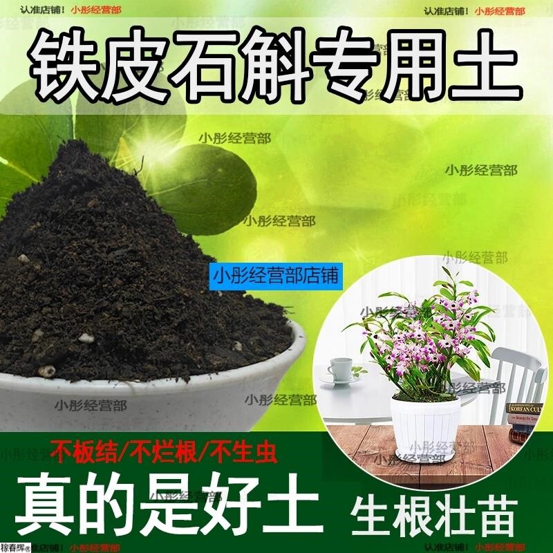 铁皮石斛专用土铁皮石斛专用营养土养花种花土通用土种植土壤肥料