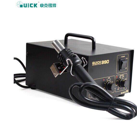 快克（QUICK）990AD系列焊台热风吸锡枪焊台风枪二合一拆焊返修台
