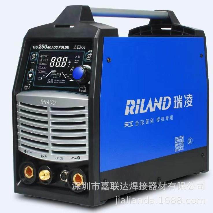 瑞凌TIG 250AC/DC PULSE脉冲全功能数字氩弧焊机220V交直流铝焊机