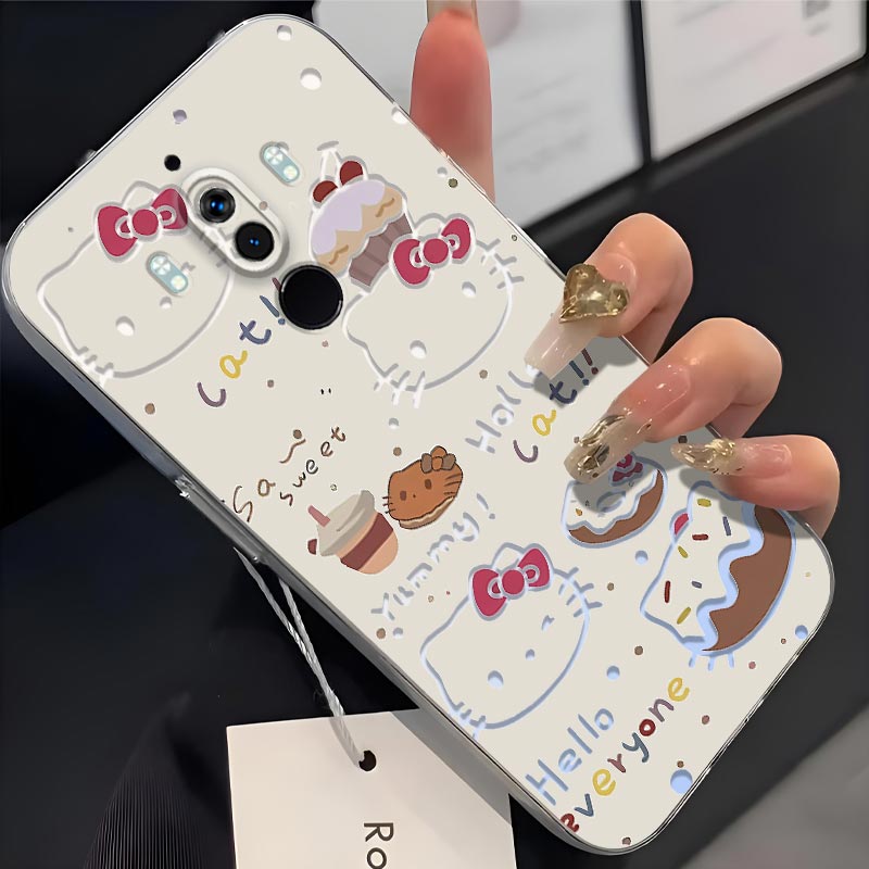 适用华为Mate9手机壳Huawei Mate9镜头全包MHAAL00防摔卡通镂空KT猫磨砂超薄软壳高颜值凯蒂猫保护套简约新款