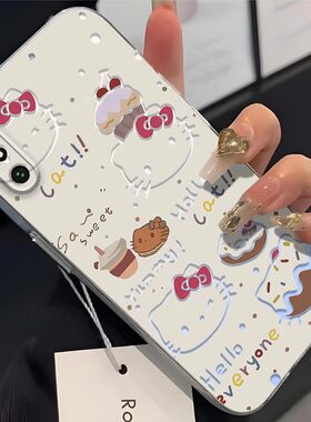 适用华为畅享10E手机壳huawei畅想10e镜头全包MED-aL20镂空KT猫防摔卡通可爱超薄软壳高颜值凯蒂猫保护套新款