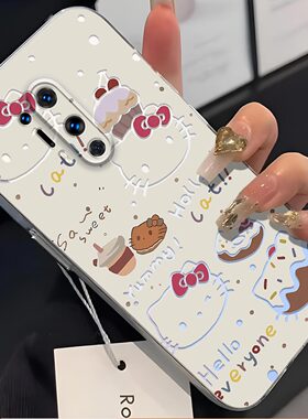 适用OnePlus一加8Pro手机壳IN2020镜头全包1+8Pro防摔镂空KT猫磨砂超薄软壳新款简约保护套个性高颜值手机套
