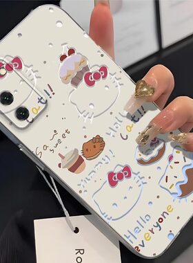 适用OPPOA56 5g手机壳镜头全包OPPO A56镂空KT猫防摔卡通可爱0PP0超薄软壳高颜值凯蒂猫保护套简约PFVM10新款