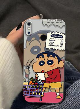 购物蜡笔小新适用于小米8se手机壳小米8se镜头全包Xiaomi磨砂防摔软壳男生女士保护套透明可爱创意新款手机套