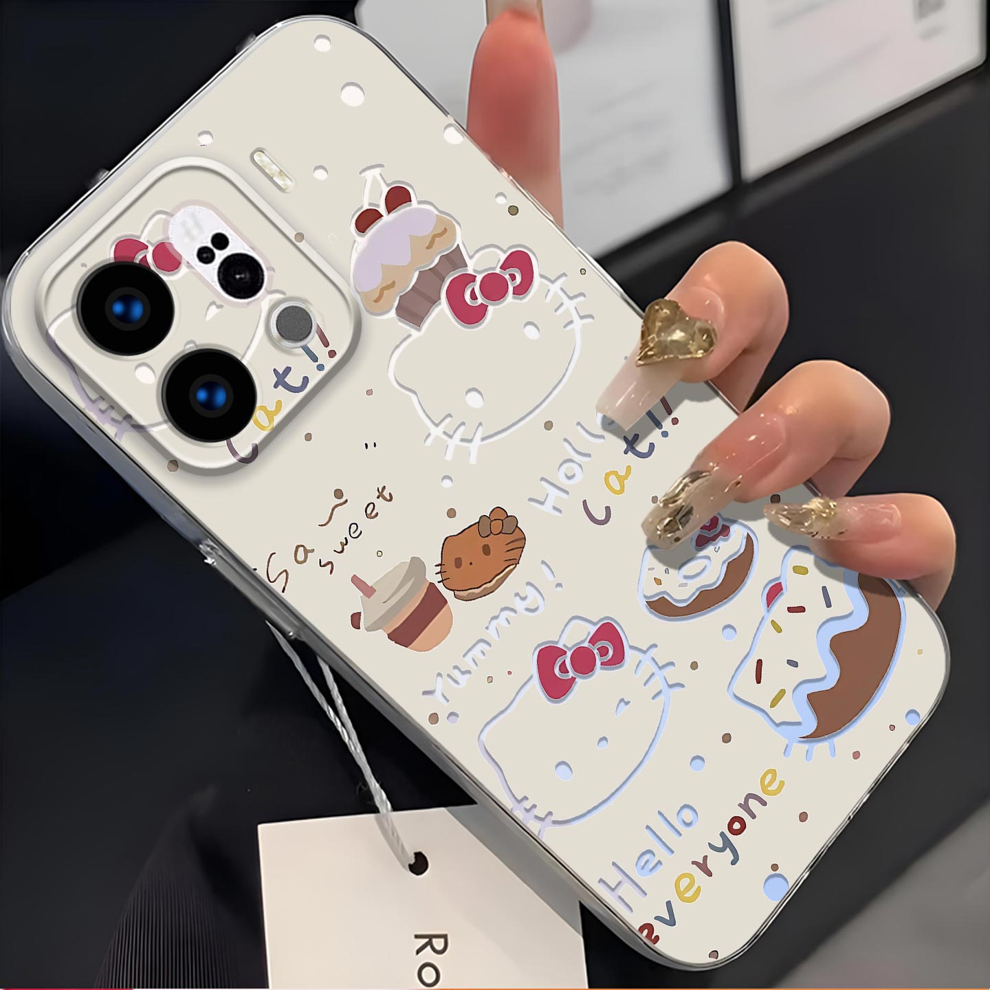 适用OPPPOFindx9 FindX9Pro手机壳PLJ110镜头全包PLG110镂空KT猫耐脏防摔软壳高颜值凯蒂猫保护套新款手机套