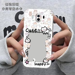 猫相框可放照片适用于华为Mate10手机壳mate10pro镜头全包ALPAL00防摔硅胶软壳高级感保护套BLA al00小卡新款