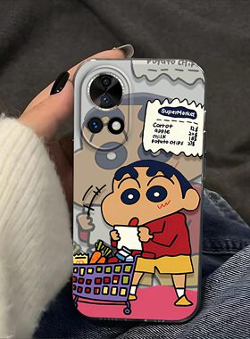 购物蜡笔小新适用于华为Nova12ULtra手机壳nova12Pro镜头全包12磨砂防摔软壳男生女士ADAAL00U保护套透明新款