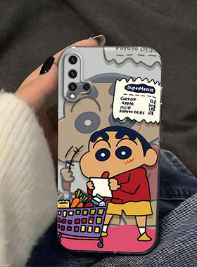 购物蜡笔小新适用于华为nova5手机壳nova5pro镜头全包磨砂防摔软壳SEAAL10男生女士保护套透明可爱新款手机套