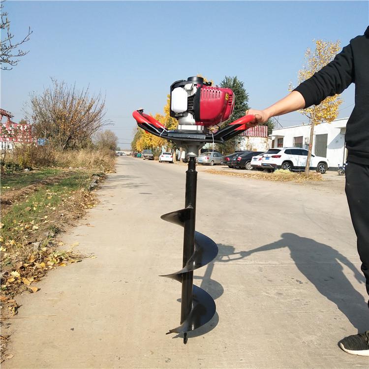 移动式果园立桩挖坑机手提式小型挖坑机便携式园林小型起树机