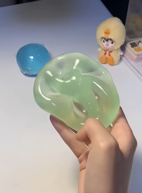 椰子油捏捏乐治愈系可塑手作球