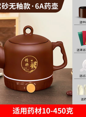 无釉紫砂煎药壶中药壶熬药锅家用全自动电子煎药煲药罐养生壶