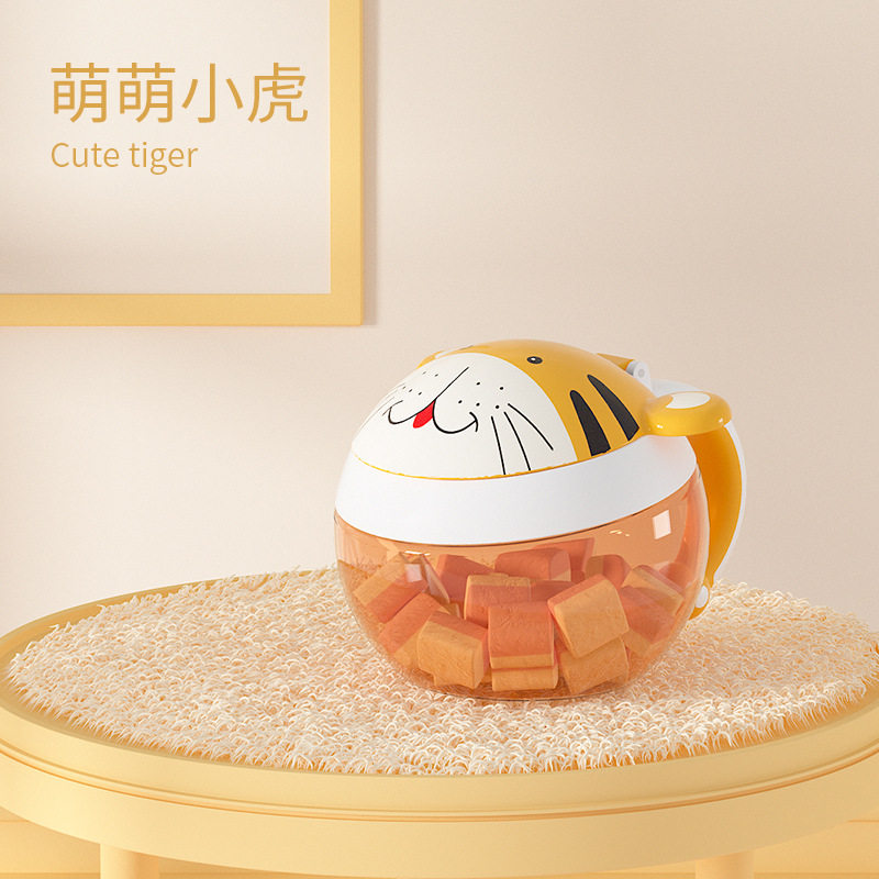儿童零食罐卡通婴儿户外tritan密封零食碗宝宝零食喂养罐