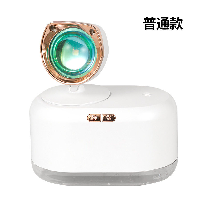 夕阳灯加湿器迷你便携落日氛围投影灯大容量USB加湿器