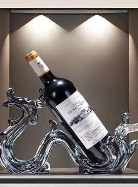 创意红酒架酒柜摆件轻奢