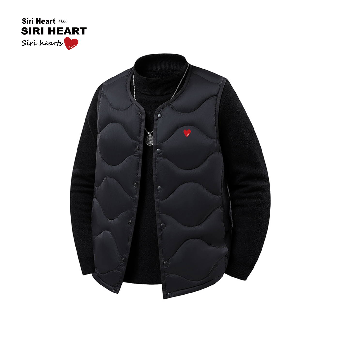 冬季羽绒马甲背心90白鸭绒男女