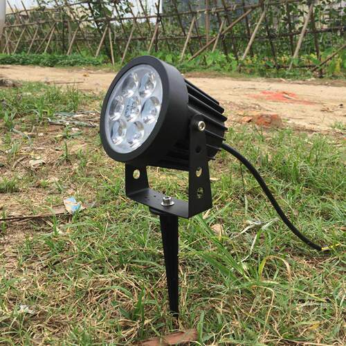 led插地灯射树灯投射灯3w7w户外防水彩色投光灯绿化园林照明