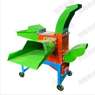 680型多功能铡草粉碎机切草机 玉米秸秆铡草机饲料粉碎机家用220V