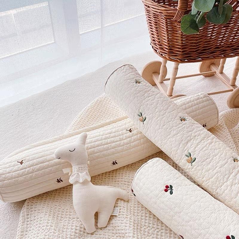 韩国婴儿床上抱枕 圆柱睡觉侧睡抱枕 新生儿夹腿防撞长条挡背