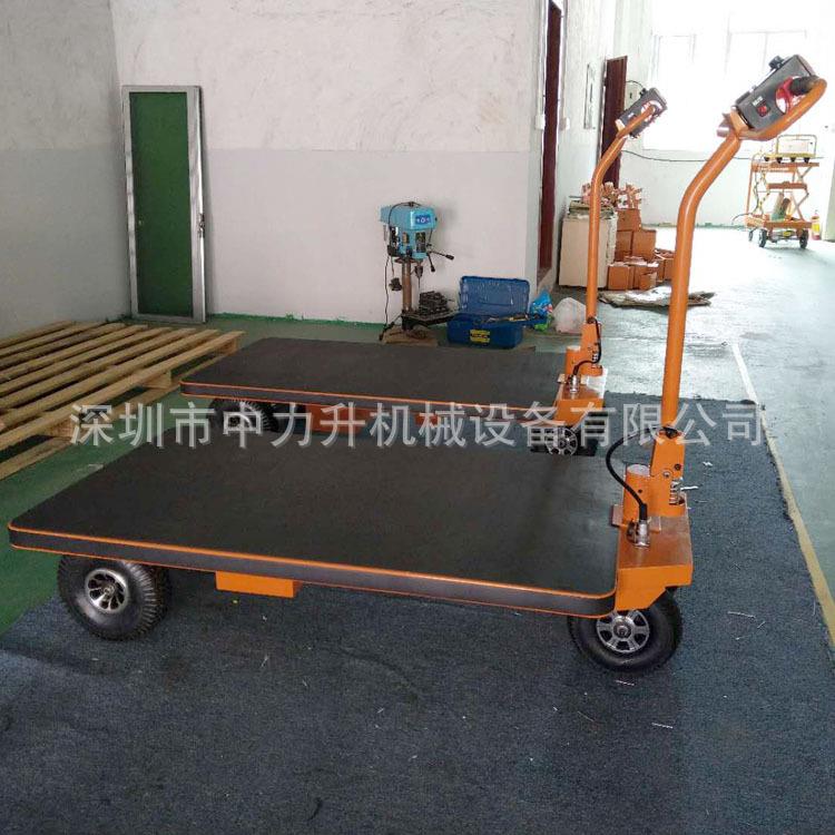 500kg医院电动平板车银行电动平板车档案馆小型电动搬运车