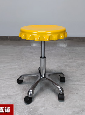时尚升降转动员工椅子美甲美容凳子前台会客接待椅子餐椅水吧椅子