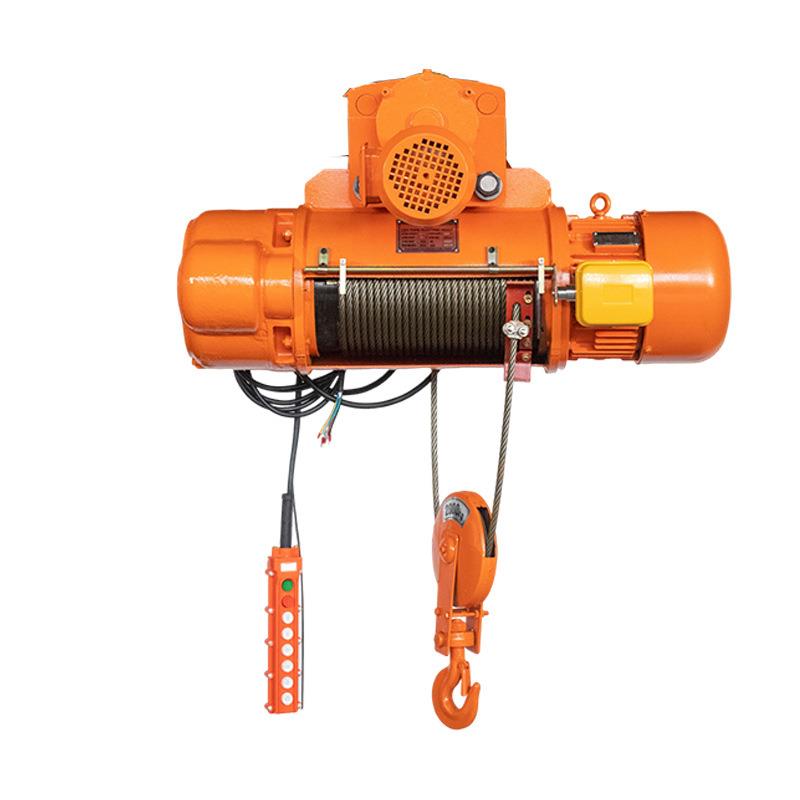 钢丝绳电动葫芦厂家1T2吨5T起重机吊葫芦便携式CD1型电动葫芦