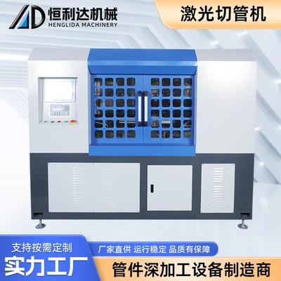 切孔、三通自动上料高速切断三维激光切管机直通激光切割设备