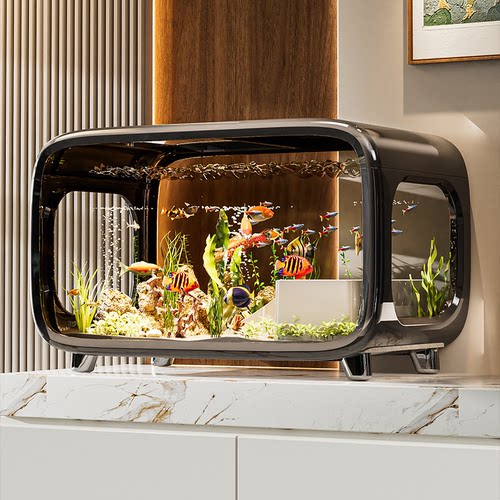 鱼缸家用客厅生态造景金鱼缸