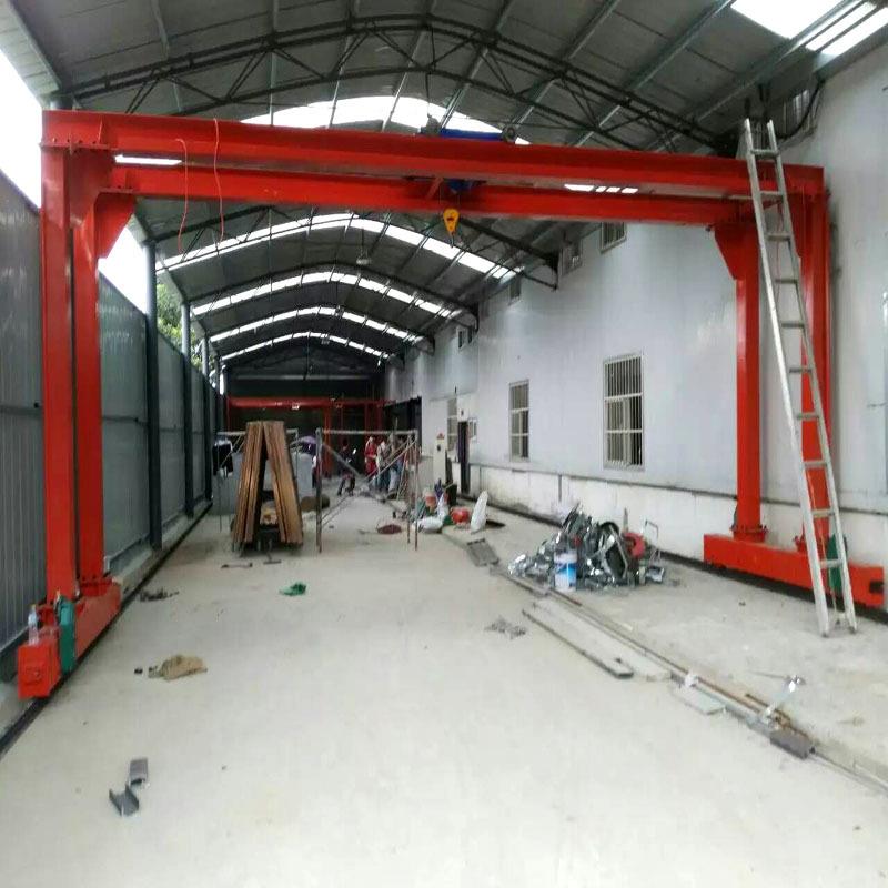 根据客户要求定制简易手推龙门架电动固定龙门架小型吊模龙门架