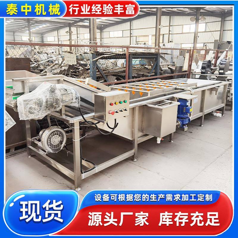 连续翻浪鼓泡百合清洗机冬虫夏草太子参金银花气泡清洗设备