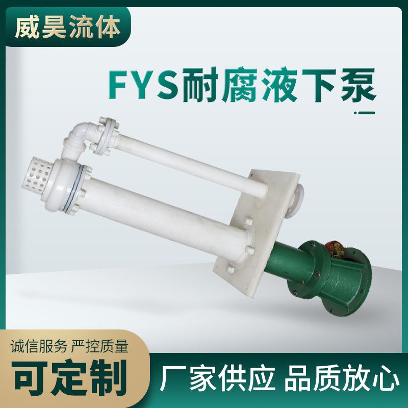 液下泵泥浆泵工程塑料清液排污泵立式渣浆泵自吸泵FYS化工液下泵