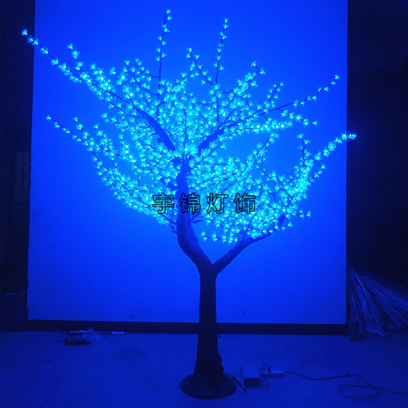 厂家直销LED仿真樱花树灯 绚彩亮丽发光树灯