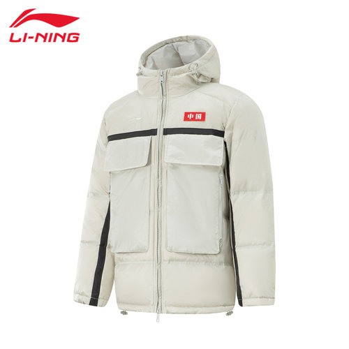 李宁羽绒服男款冬季新款鸭绒保暖
