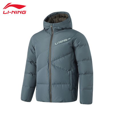 李宁短款羽绒服男2025冬季新款