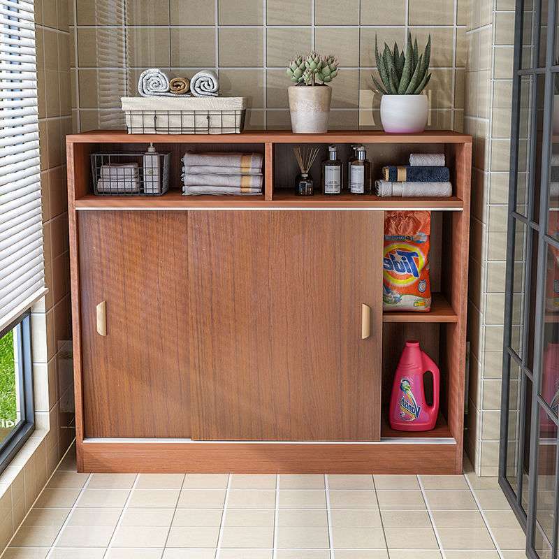 移门阳台柜家用飘窗柜储物柜地柜推拉门矮柜收纳置物柜餐边赵周