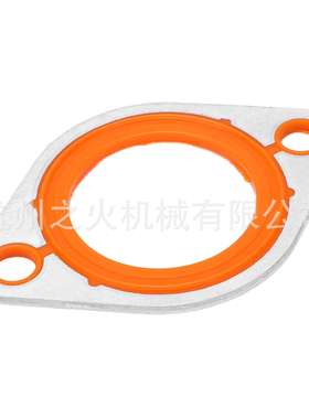 适用Chevy SBC BBC 350 454水喉垫片 恒温器水颈外壳垫圈 铝/硅胶