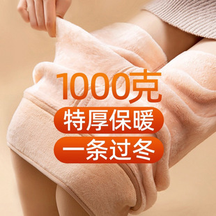 肉色打底裤 棉裤 袜东北保暖裤 光腿神器女外穿秋冬加绒加厚裸感连裤