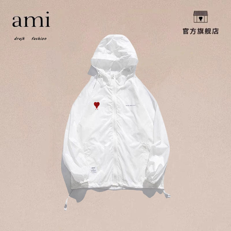 正品AMI DRAJK潮流夏季薄款防晒服男士防晒衣透气户外夹克运动服